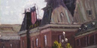 Painting a Cityscape - "Union Pacific" by John Hughes, plein air