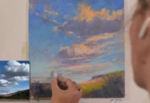 From the pastel painting session with Bethany Fields
