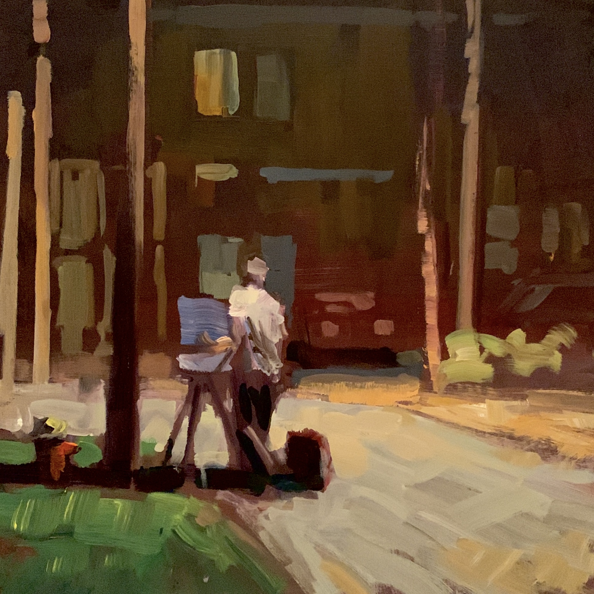 Jed Dorsey, "Untitled Nocturne," 12 x 12 in.