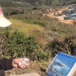 7 Surprising Tricks for Painting en Plein Air John Hughes painting en plein air at Big Sur
