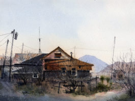 plein air watercolors