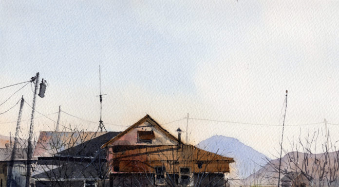 plein air watercolors