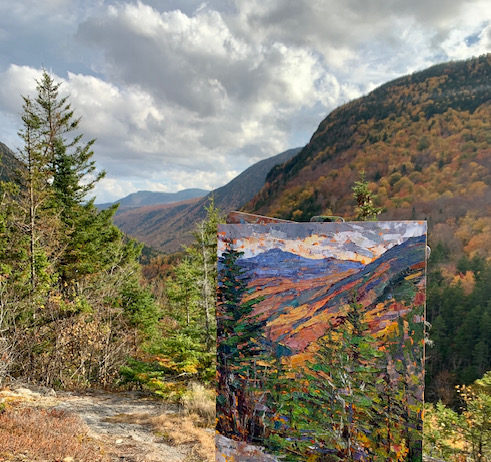 Watch: Painting Fall Foliage with a Palette Knife Fall Landscape Paintings Melanie Barash Levitt