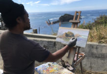 Painting on location