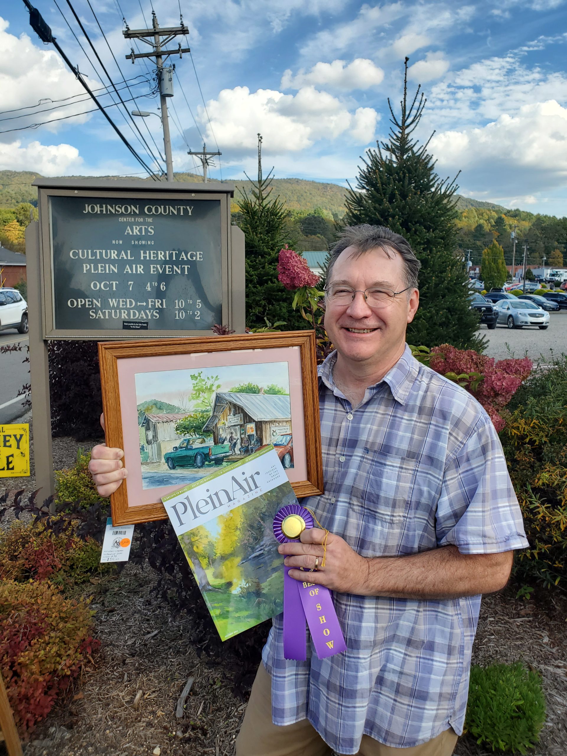 Lewis Chapman, Best in Show Inaugural Cultural Heritage Plein Air Event 