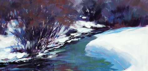 From Acrylic Unleashed: Painting a Snowy Landscape