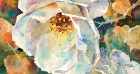 From Watercolor Unleashed: Painting White Flowers