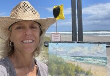 Sue Ginter, plein air painting