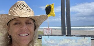 Sue Ginter, plein air painting