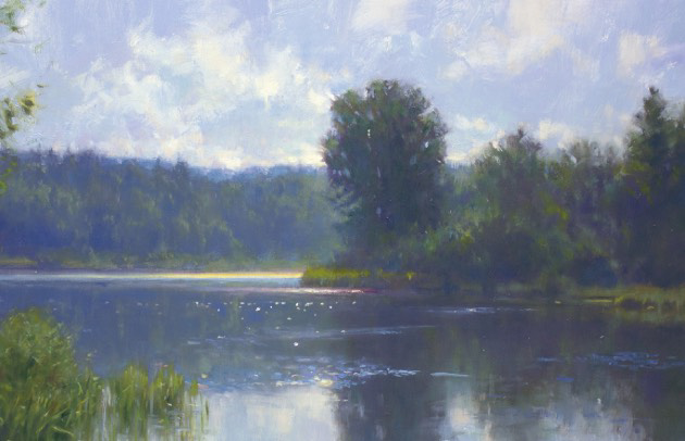 How to paint skies - Landscape painting by John MacDonald
