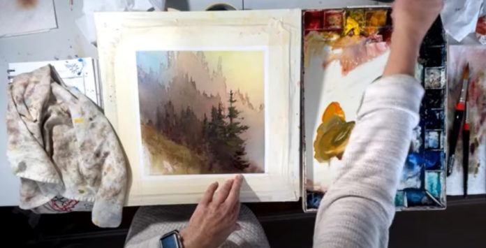 how to paint with watercolors