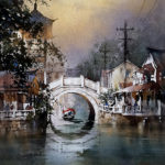 How to Create a Powerful Landscape Painting Thomas Schaller, "Ancient River, China," watercolor, 76 x 56 in.