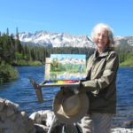 Sharon Weaver painting en plein air