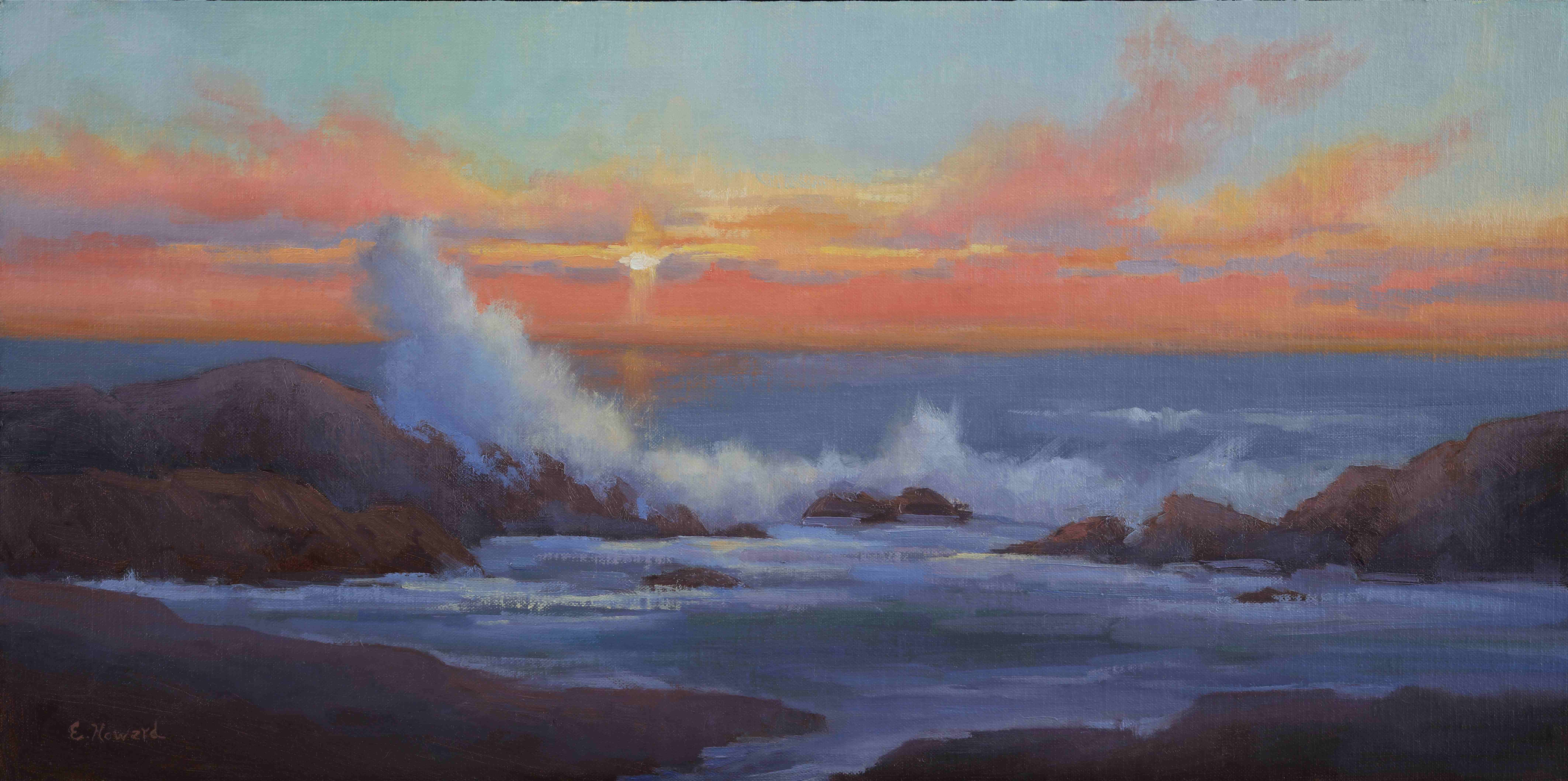 painting of a sunset