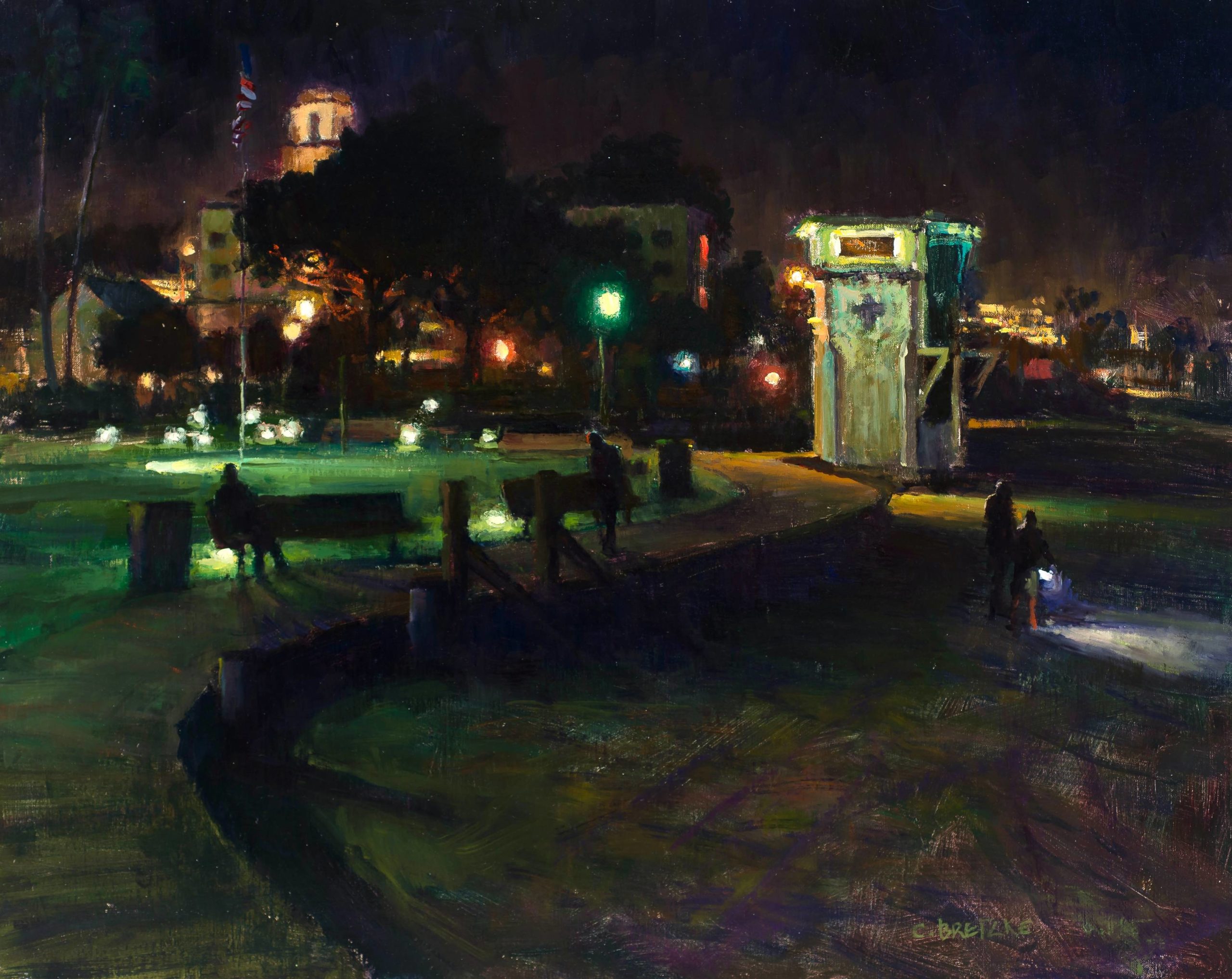 Painting nocturnes en plein air