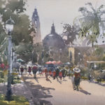 Should You Plan Your Plein Air Painting? Stewart White, "Balboa," watercolor