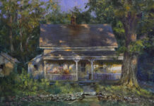 Plein Air Painter Elected OPA Master Signature Member Plein air painting by William Suys
