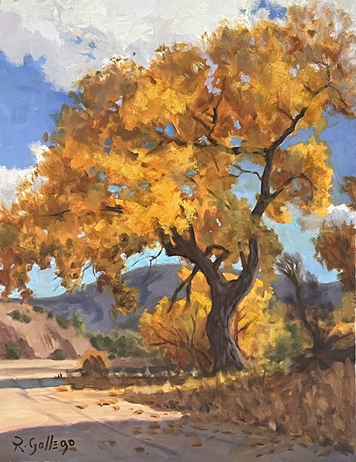 Rich Gallego, "The Color of November," oil on linen, 20 x 16 in.
