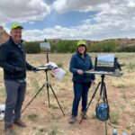 Painting events - Eric Rhoads with Ellen Howard at Plein Air Convention & Expo paint-out (2022, Santa Fe)
