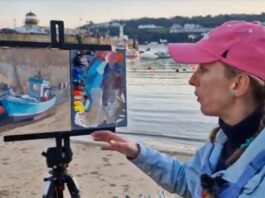 From Clare Bowen's Plein Air Live demo