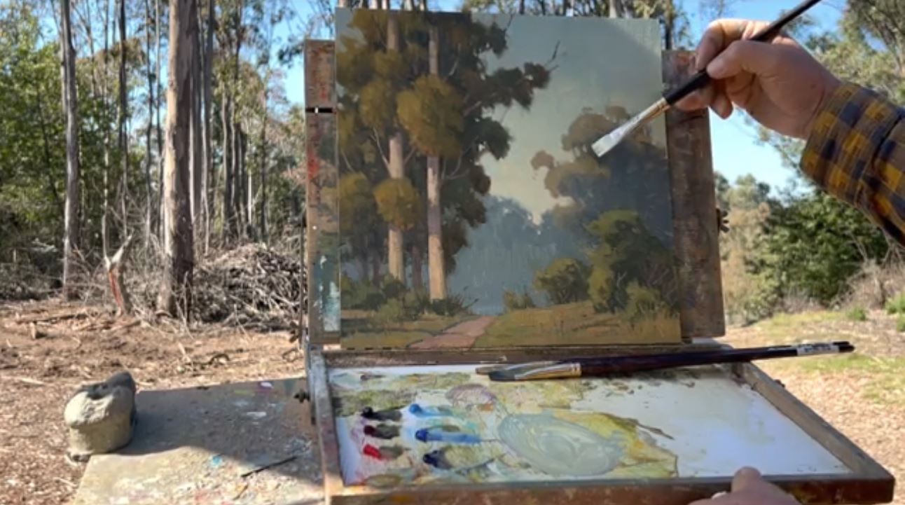 From Paul Kratter's Plein Air Live demo