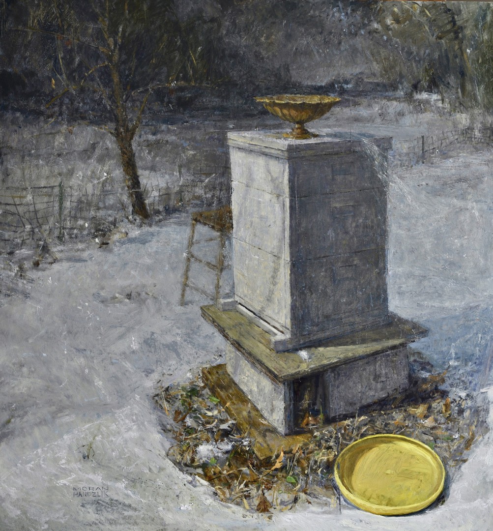 PleinAir Salon - Bethann Moran Handzlik, "A Mind of Winter," oil, 33 x 32 in.