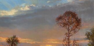 Olmsted Plein Air - “Earth’s Crammed With Heaven” (oil on panel, 16 x 20 in.) by Suzie Baker @suziebakerartist