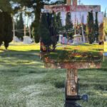 Plein Air Painting > Can You Do That There? Jennifer McChristian, "String Lights," oil on panel, 8 x 10 inches, plein air painting