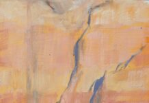 Dave Santillanes, "Shadow Dance," 2015, oil, 12 x 9 in., private collection, plein air