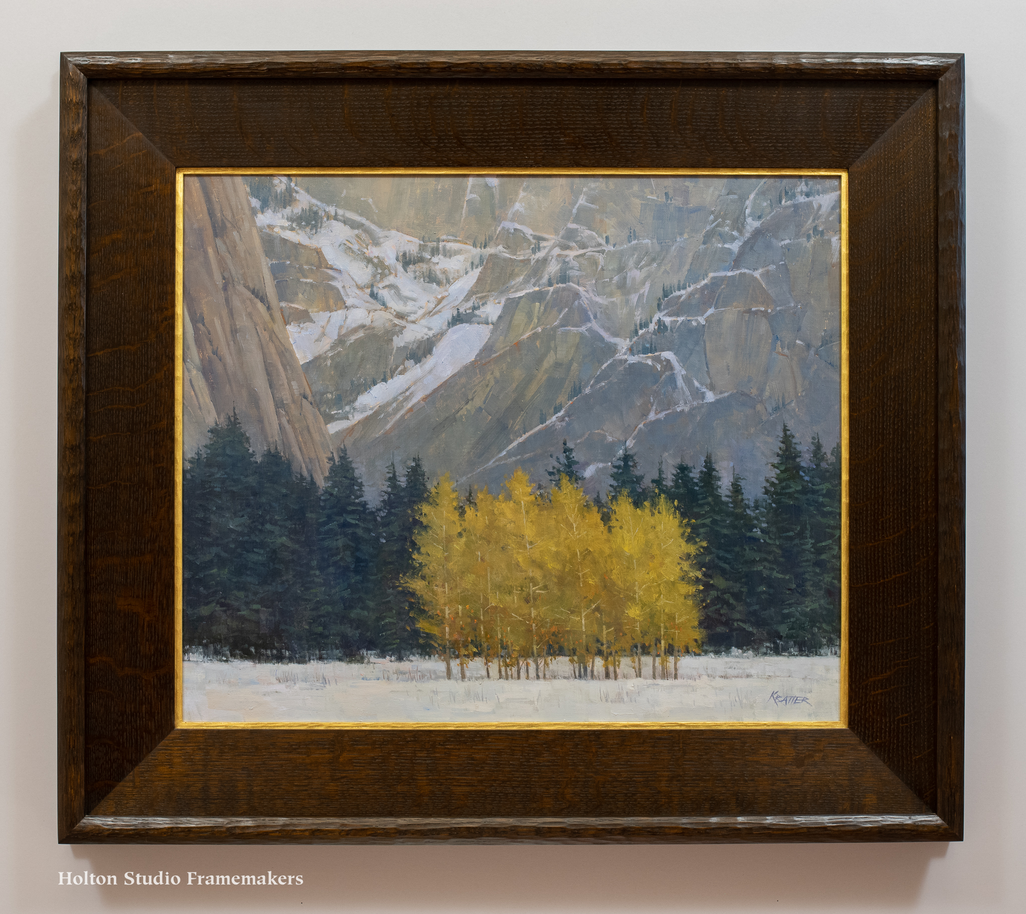Paul Kratter, "Fall Into Winter. The Big Meadow. Yosemite National Park," 2023, oil on panel, 20 x 24 in.