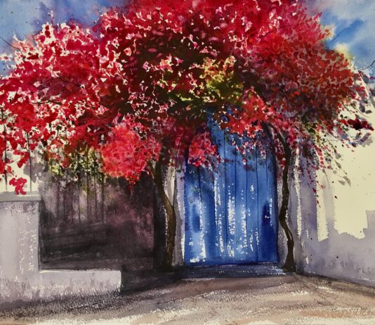 Wishy-Washy Watercolor? Far From It! watercolor plein air painting