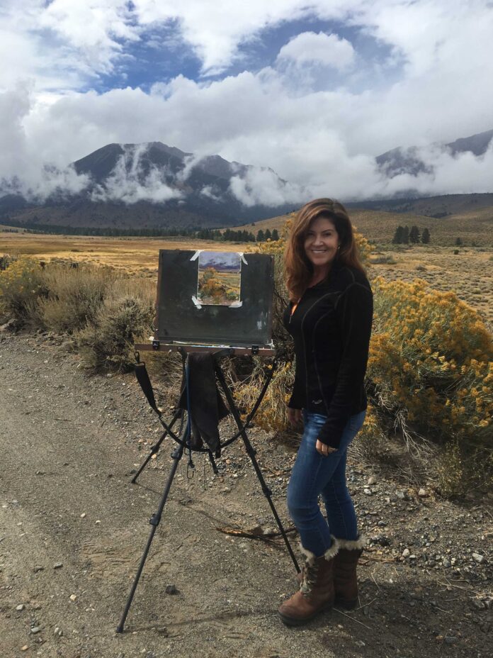 Kim Lordier - pastel painting en plein air