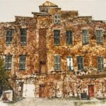 "Apparently This Wasn't a Brothel," Mat Barber Kennedy, First Place North Carolina Plein Air Art Fest 2023