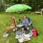 art retreat - At Paint Adirondacks, you can take the time to set up, get comfortable, and paint en plein air at your pace.