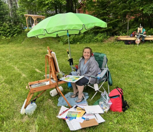 Will You Have Uninterrupted Painting Time This Week? art retreat - At Paint Adirondacks, you can take the time to set up, get comfortable, and paint en plein air at your pace.