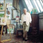 The Art World Remembers Tony Bennett: Singer, Artist (1926-2023) Tony Bennett with his artwork. Image courtesy of Benedetto