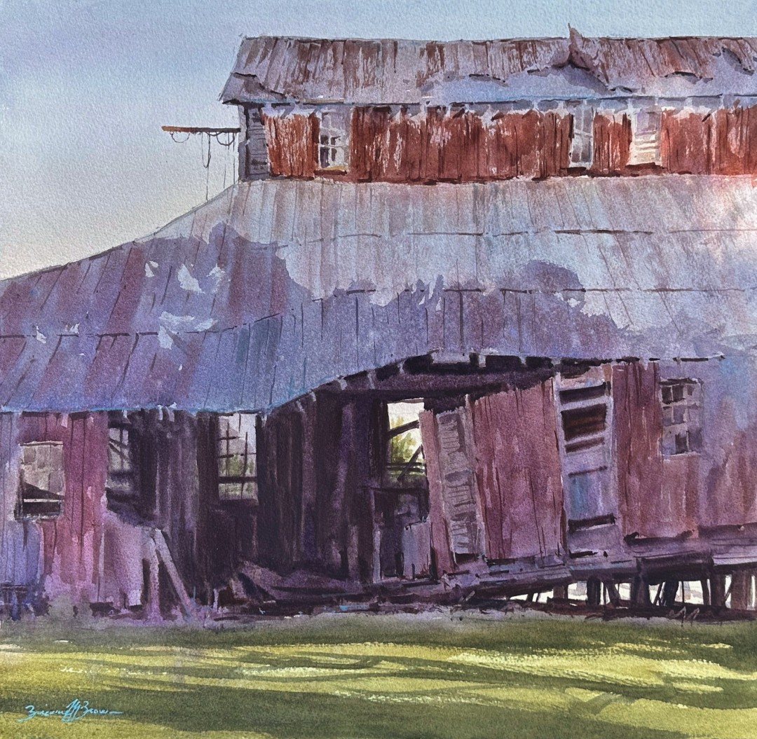 Brienne M. Brown, "Forsaken," watercolor
