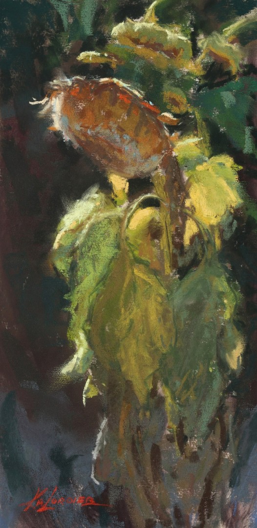 art competitions - Kim Lordier (Millbrae, CA), "Crown of Light," pastel, 12 x 6 in.
