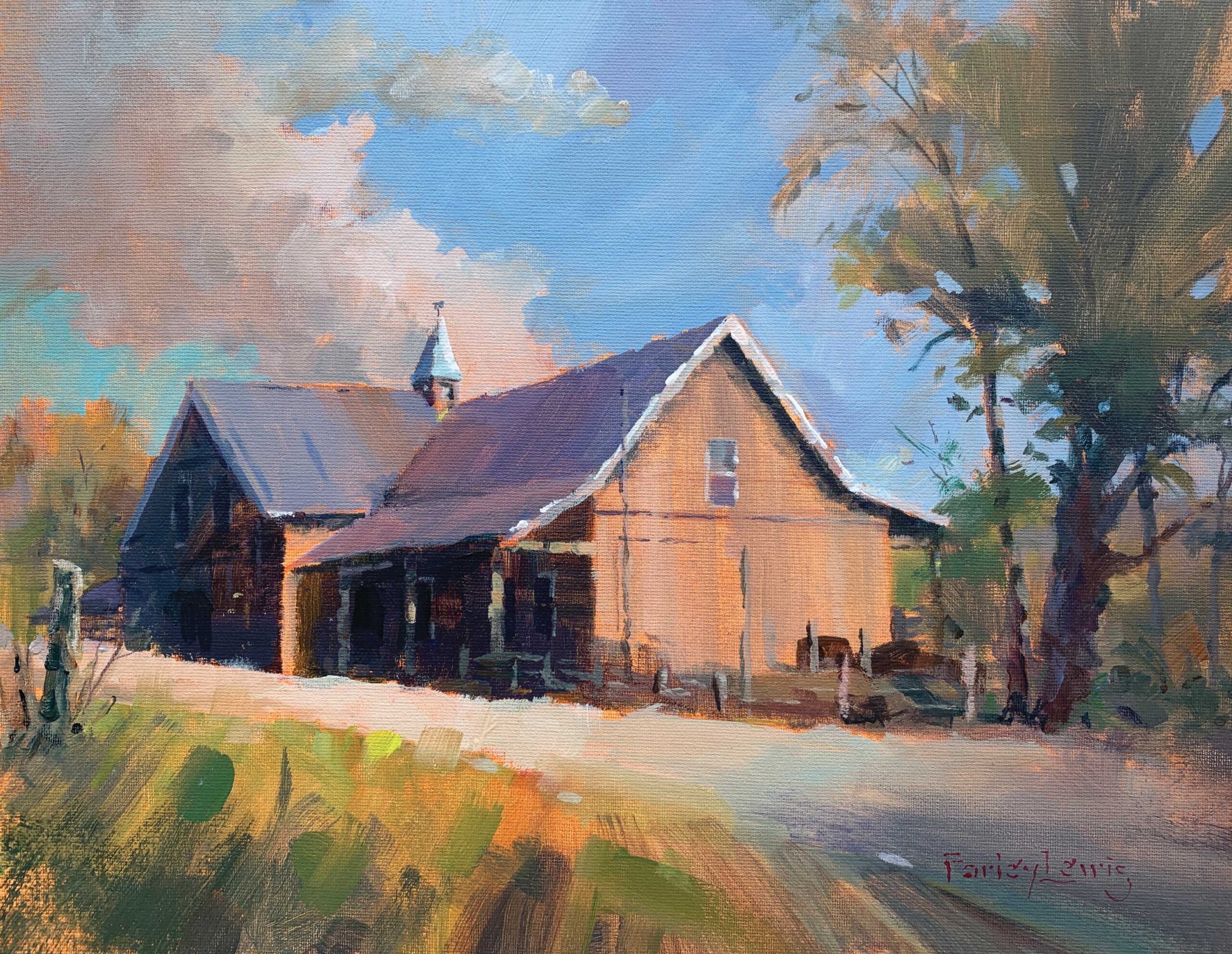 Farley Lewis, “Last Brush of Autumn,” 2021, acrylic, 11 x 14 in., Private collection, Plein air