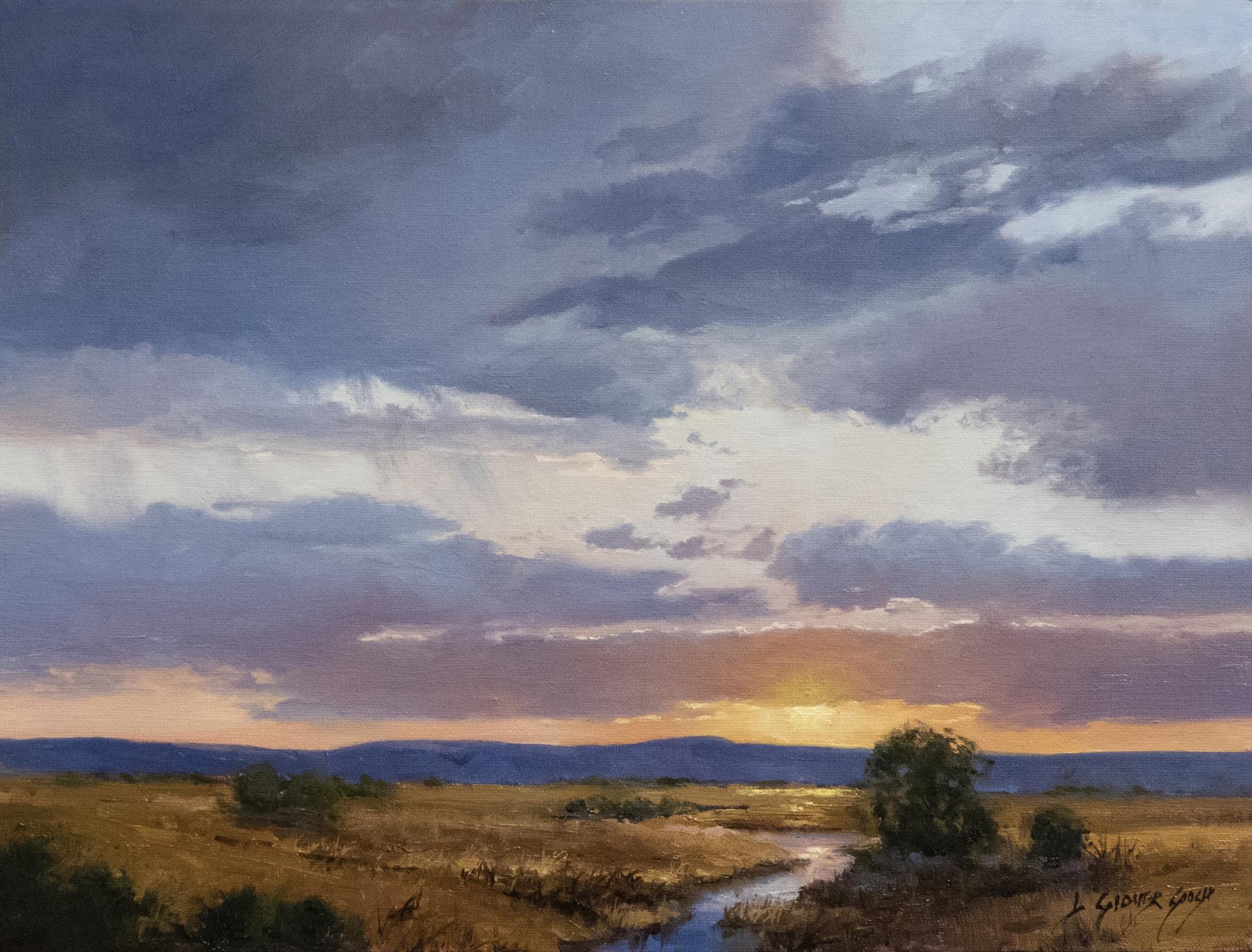 Linda Glover Gooch, "Evening Treasure," oil, 9 x 12 in.