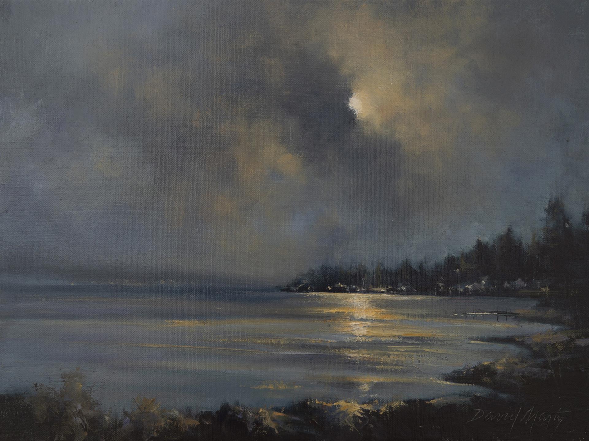 LPAPA - David Marty, "Evening Serenity," oil, 12 x 16 in.