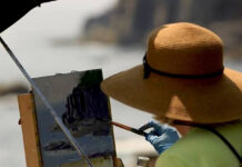 Artist Spotlight: Barb Walker Artist at work