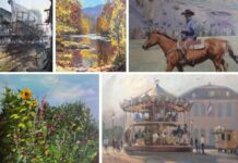 Paintings from the July 2023 PleinAir Salon art competition