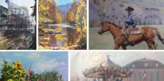 Paintings from the July 2023 PleinAir Salon art competition