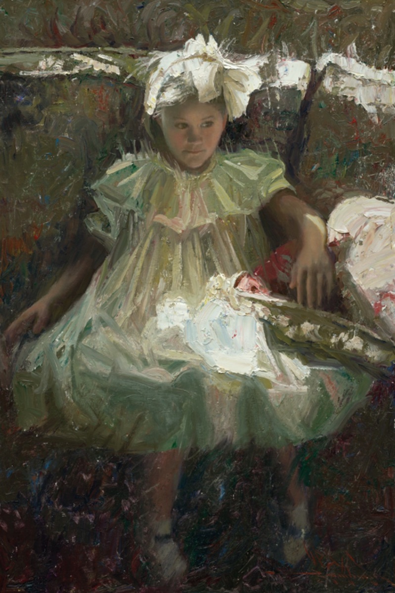 C.W. Mundy, “Portrait of Anne,” 2006, Oil on linen, 36 × 24 in.
