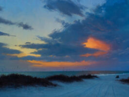 Carl Bretzke, "Florida Sky," 24 x 36 inches, Oil on Linen, 2023