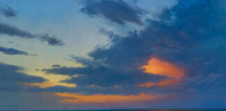 Carl Bretzke, "Florida Sky," 24 x 36 inches, Oil on Linen, 2023
