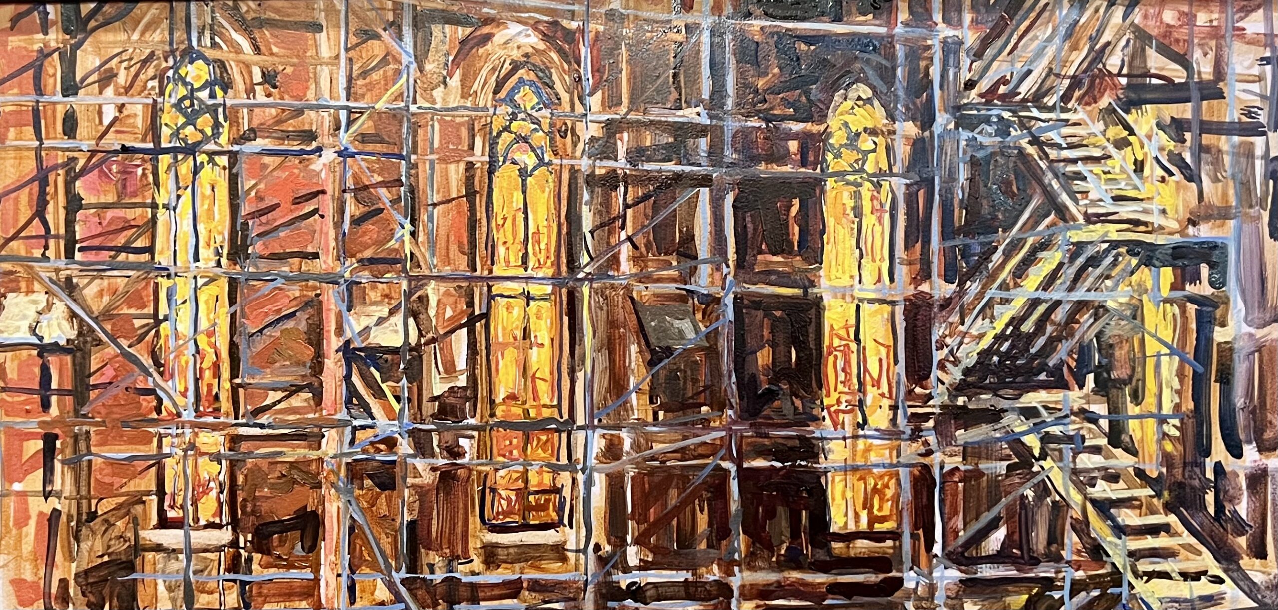 Main Event, First Place: "Scaffolding vs. Stained Glass" by Troy Tatlock