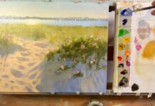 From Mark Shasha's landscape painting session