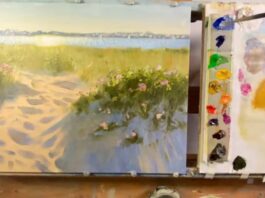 From Mark Shasha's landscape painting session